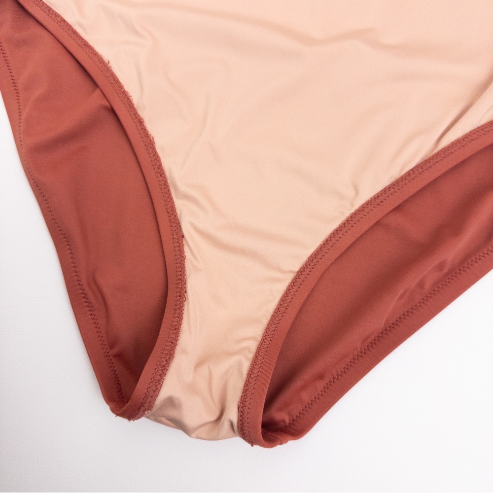 Madewell Rust One-Piece Swimsuit - Picture 10 of 12